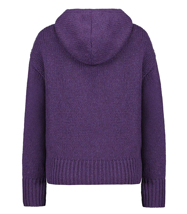 Hoodie Soft Wool Ruby Forte Forte