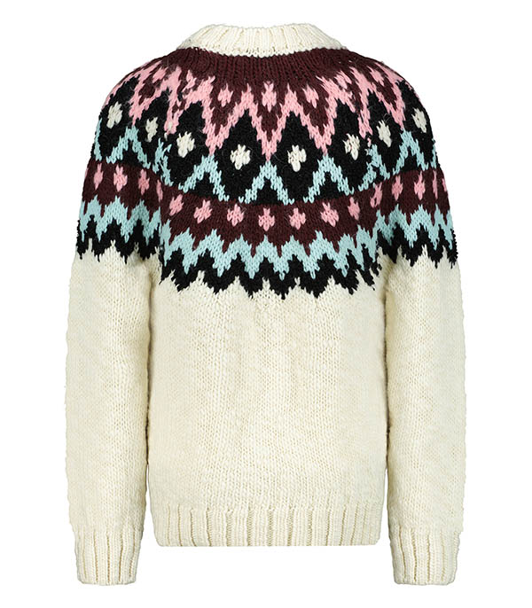 Pull en laine Col Rond Handcrafted Ruby Forte Forte