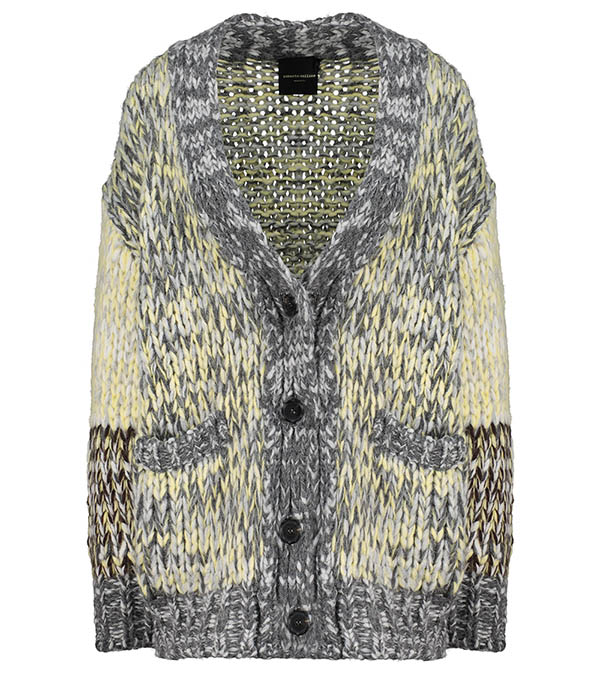 Mouline Grigio Cardigan Roberto Collina