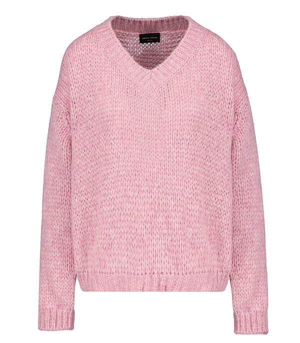 Scollo Rosa V-neck sweater Roberto Collina