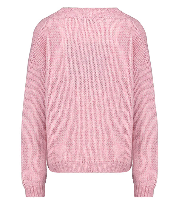 Pull Col V Scollo Rosa Roberto Collina