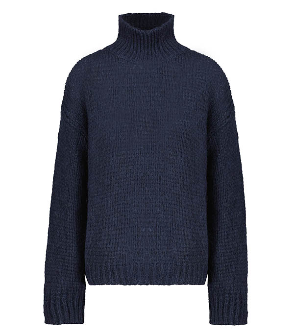 Dolcevita ML Navy sweater Roberto Collina