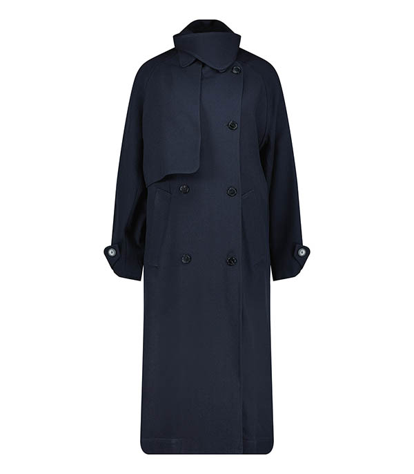 Curtis Slate trench coat Masscob