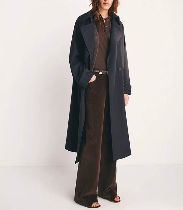 Curtis Slate trench coat Masscob