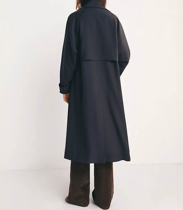 Curtis Slate trench coat Masscob