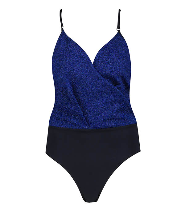 Hélio Deep Blue one-piece swimsuit La Nouvelle