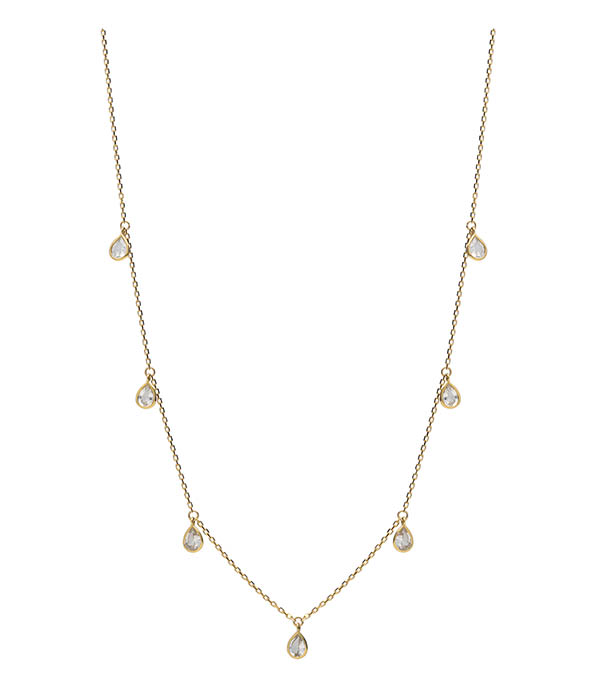 Collier Palerme White Sapphire Pascale Monvoisin