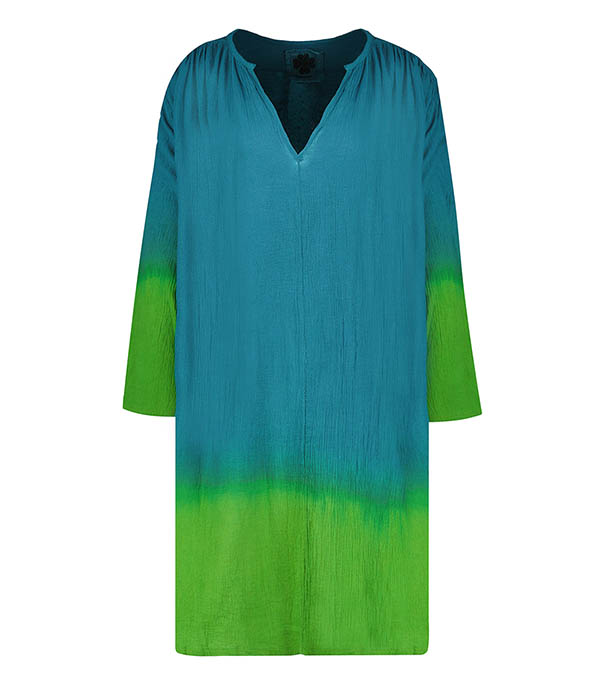 Dress Formentera Bayou Lime Green Love and let dye