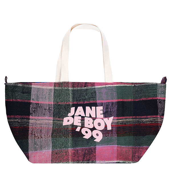 Beach bag Plaid Berbère Jane de Boy'99 Maud Fourier Paris