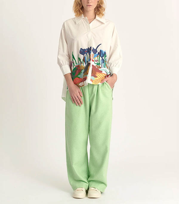 Manuela Hand Embroidered Winter shirt Mii