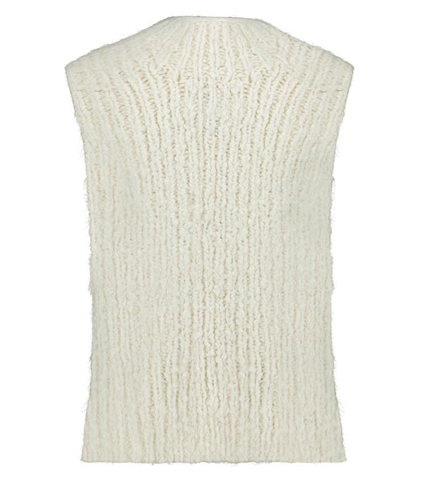 Maya Off White sleeveless sweater Mii