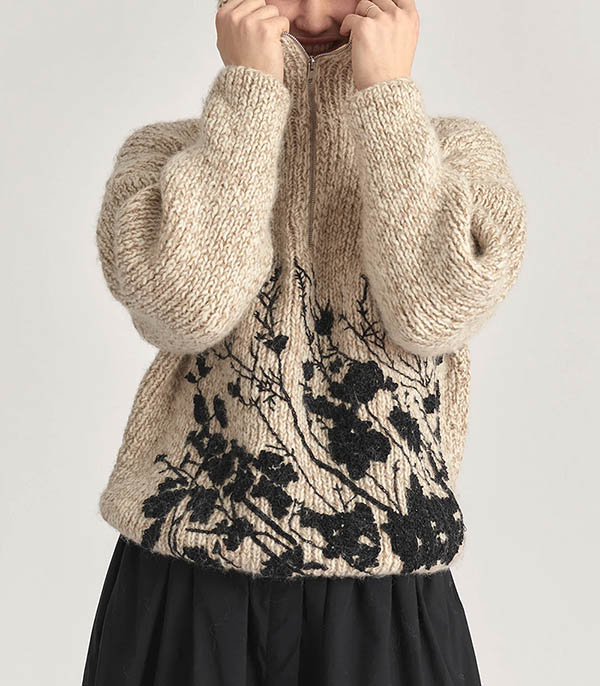 Joba L'arbre Black and White sweater Mii