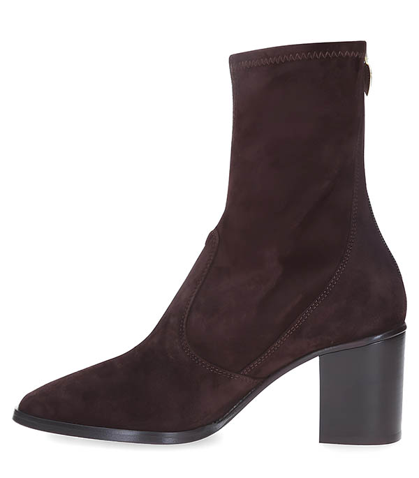 Cliff boots in suede leather Chocolat Socque Paris