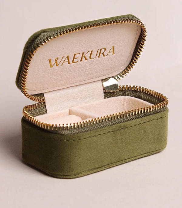 Mini Boîte à bijoux Olive Waekura