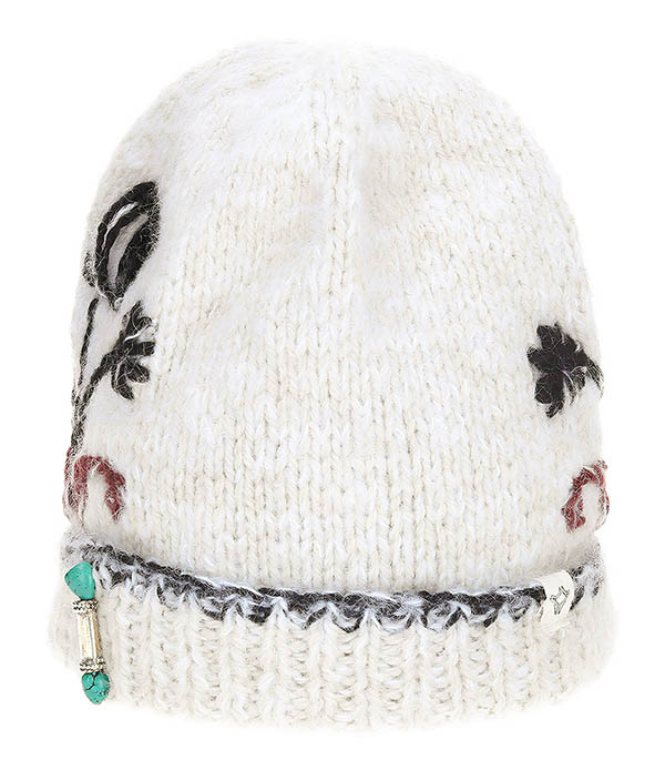 Flower Light Grey Bsbee Beanie