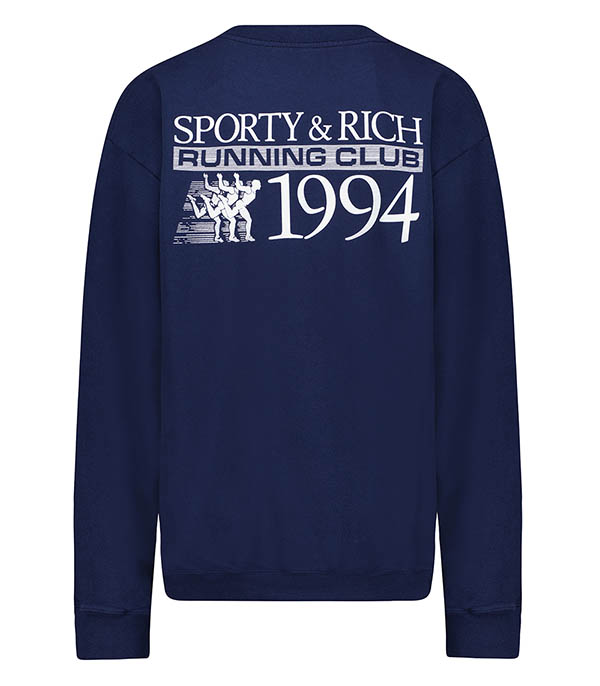 Finish Line Navy/White Sporty & Rich sweatshirt