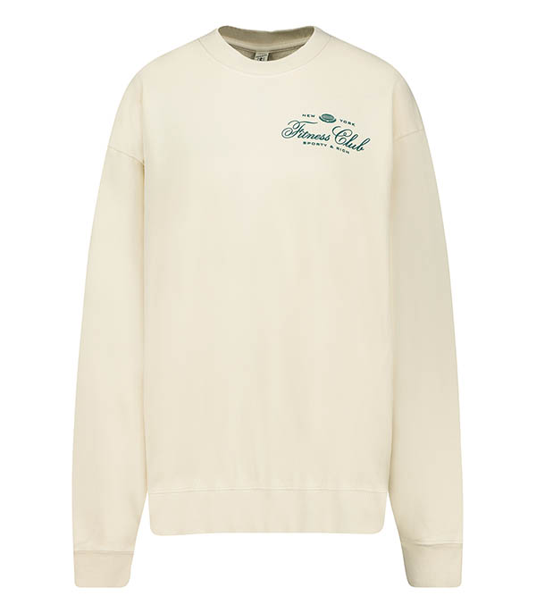 Sweat-shirt Fitness World Cream/Alpine Sporty & Rich