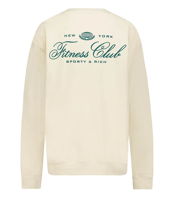 Fitness World Cream/Alpine Sporty & Rich sweatshirt