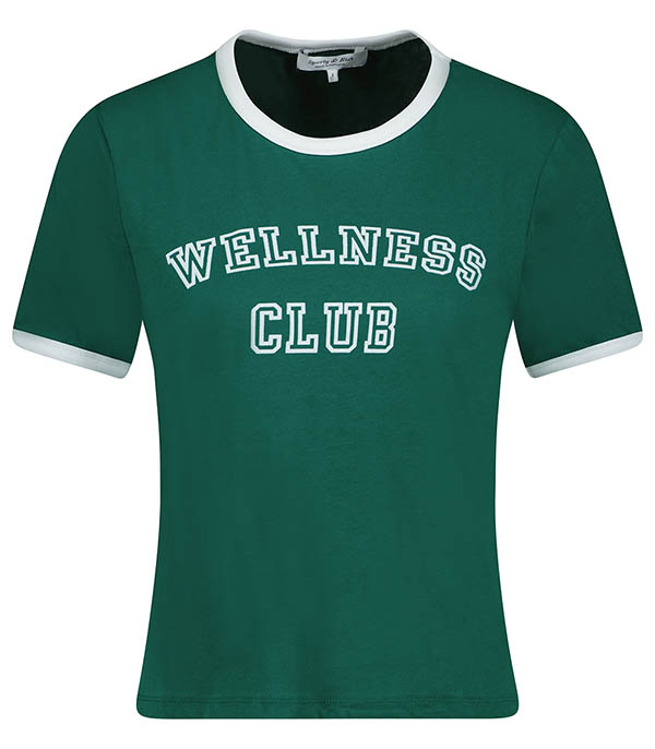 Wellness Club Ringer Alpine/White Sporty & Rich T-shirt