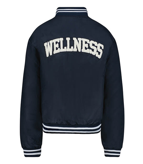 Teddy Wellness Boucle Varsity Navy/White Sporty & Rich