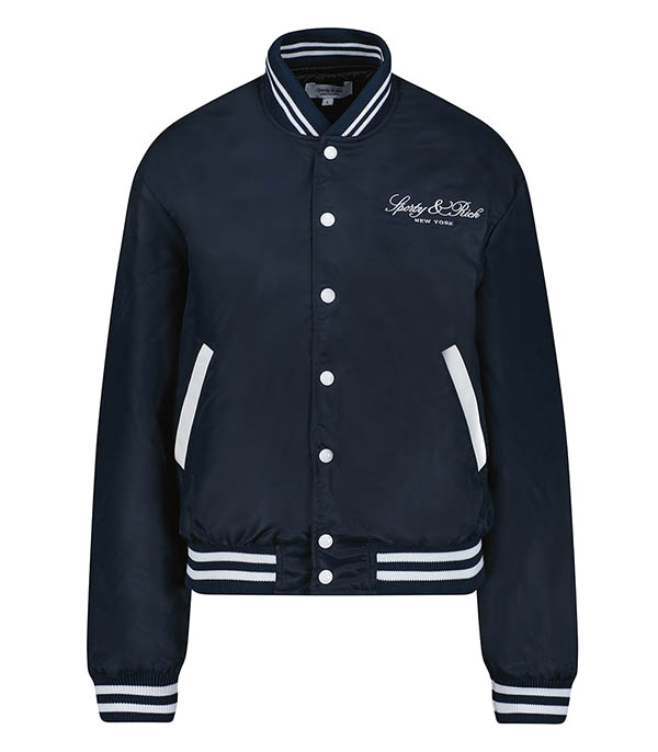 Teddy Wellness Boucle Varsity Navy/White Sporty & Rich à -30%