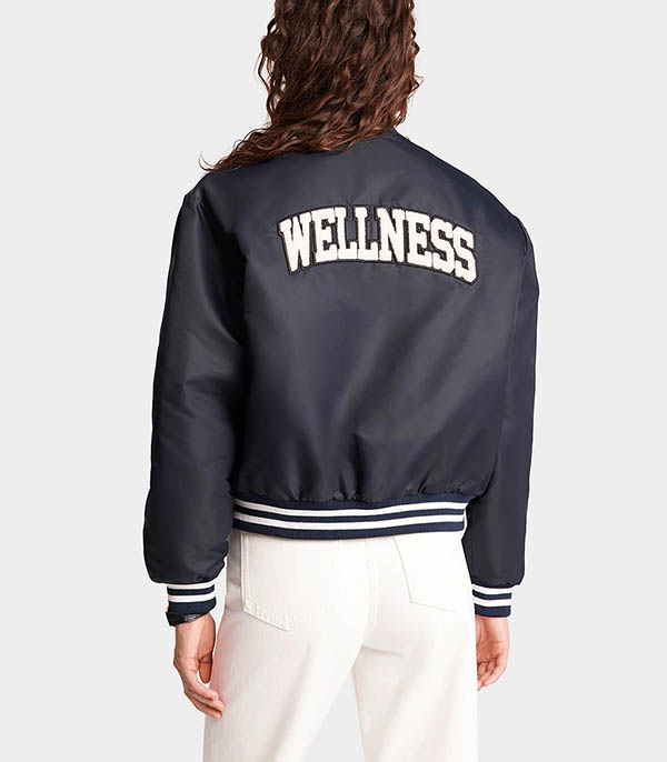 Teddy Wellness Boucle Varsity Navy/White Sporty & Rich