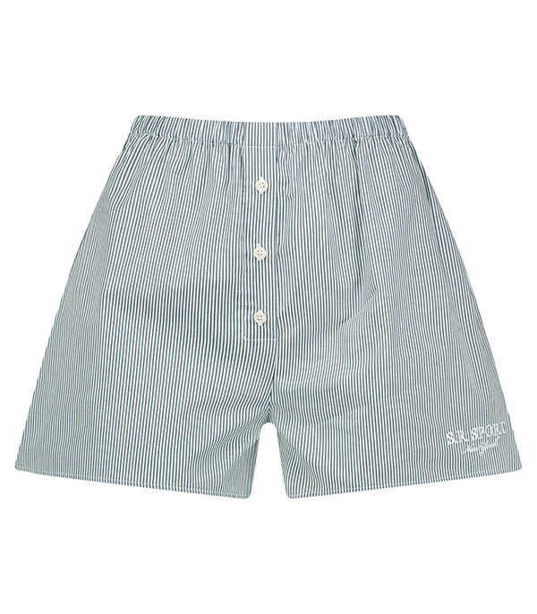 Short S.R. Sport Mini Boxer White Forest Stripe Sporty & Rich