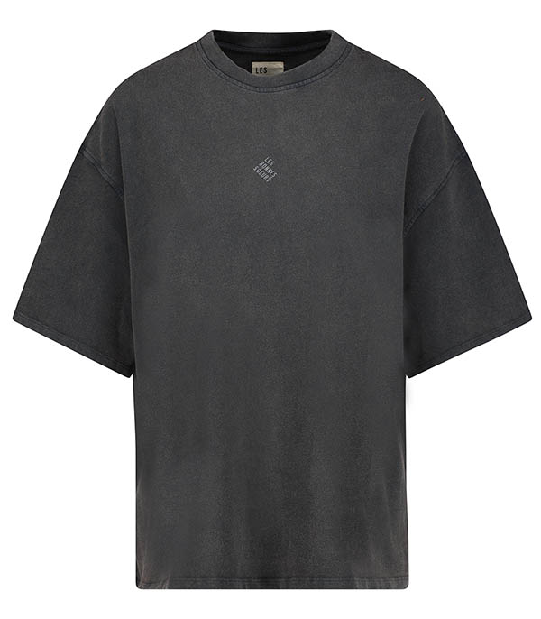 Tee-shirt Oversize Délavé Noir LES BONNES SOEURS