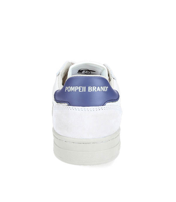 Sneakers Elan Cuir Ecru Jeans Pompeii Brand