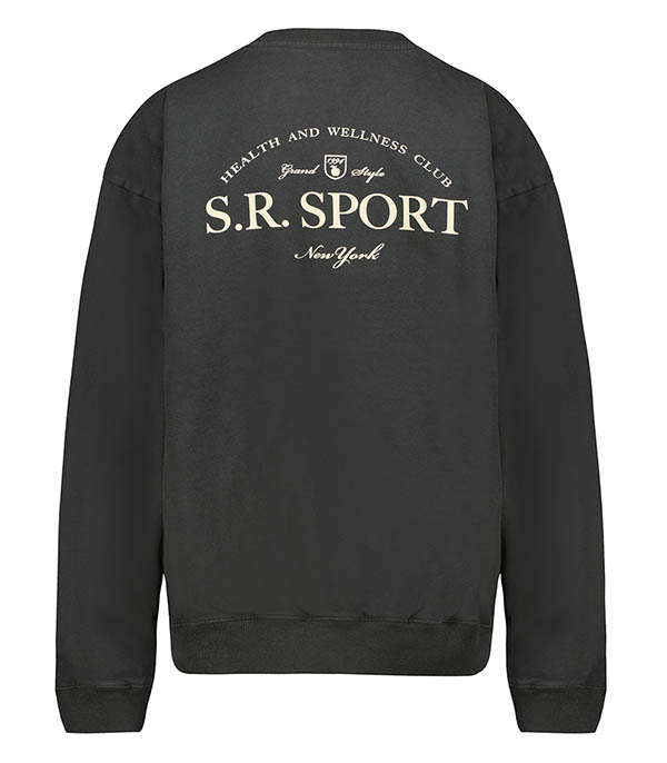 Wimbledon Faded Black/Cream Sporty & Rich sweatshirt