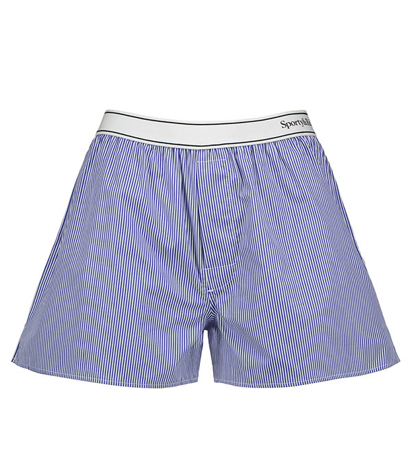 Short Boxer Serif Logo dark blue Sporty & Rich