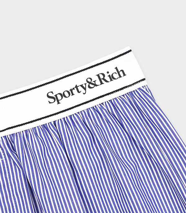 Boxer shorts Serif Logo dark blue Sporty & Rich