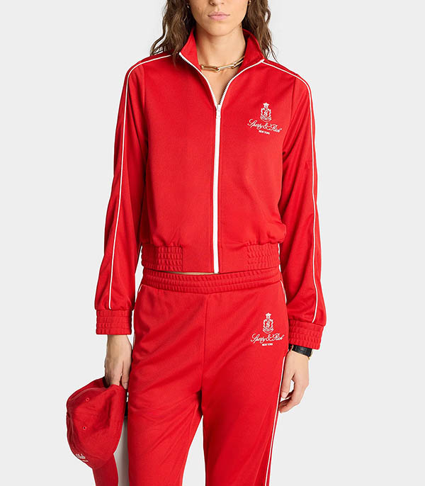 Vendome Crimson Sporty & Rich tracksuit jacket