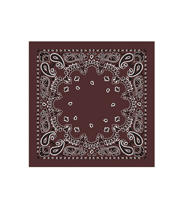 Bandana Bordeaux 59 x 59 cm destin