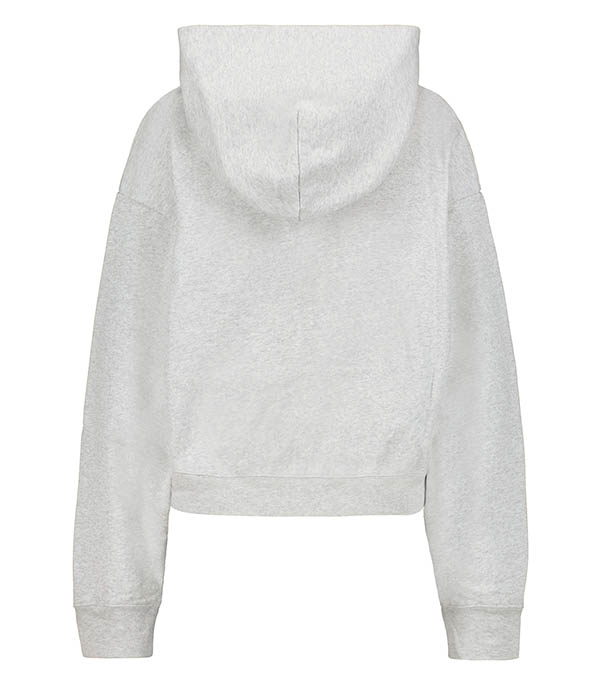 Hoodie Wellness Ivy Cropped Heather Gray/Navy Sporty & Rich