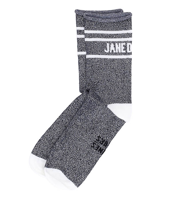 Socks Jane de Boy Glitter Black LES BONNES SOEURS