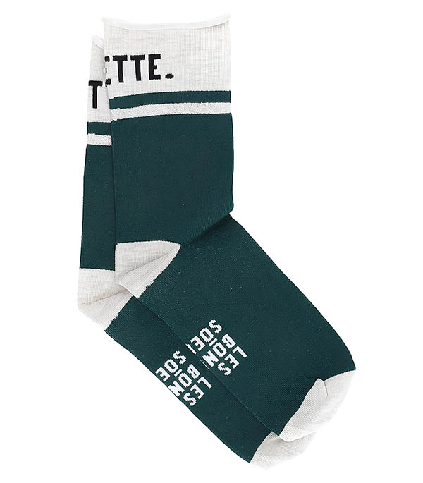 Socks Janette Green/Grey LES BONNES SOEURS