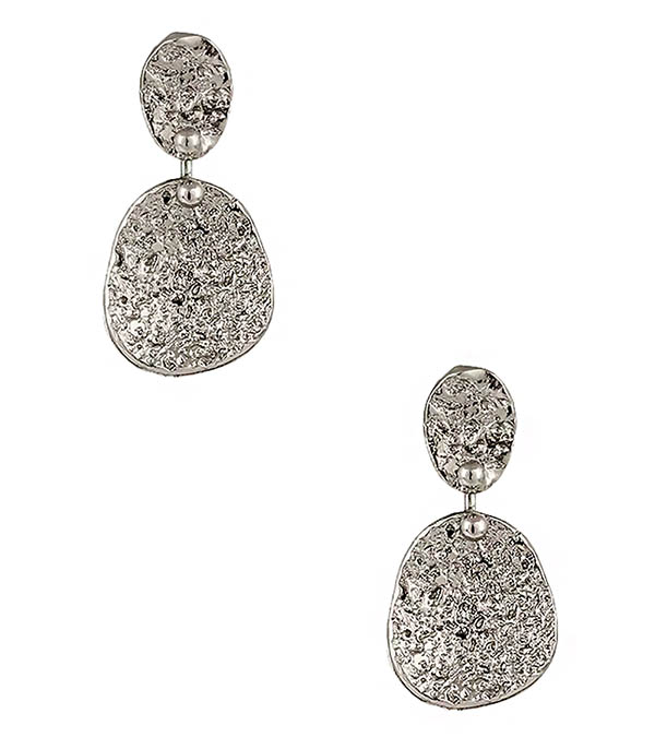 Eclipse Silver Earrings Gas Bijoux