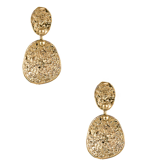 Gold Eclipse Earrings Gas Bijoux