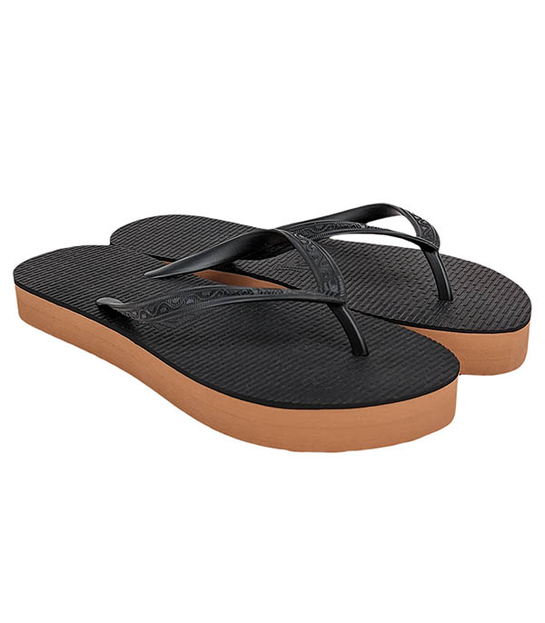 Tongs Flatform Slim Onyx Noir Beach Originals