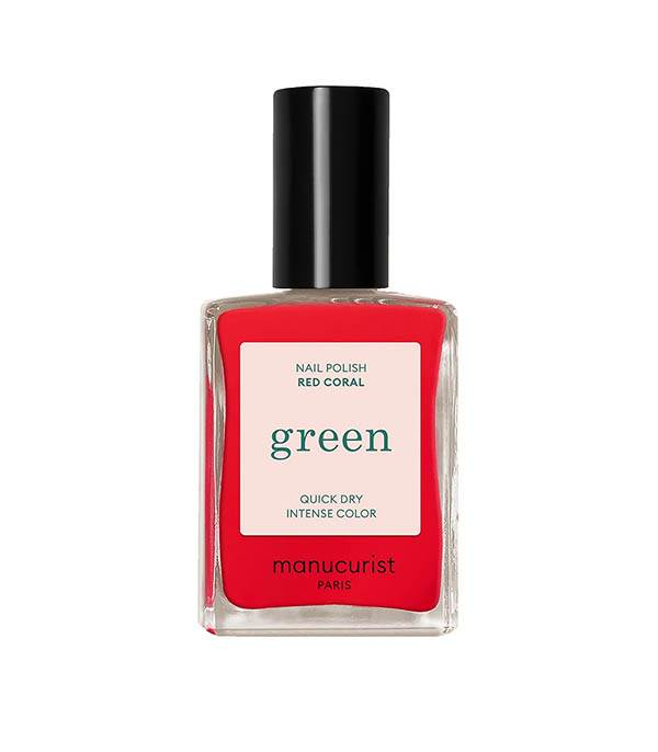 Nail polish Green Red Coral Manucurist