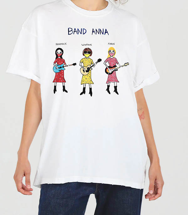 Band Anna UNFORTUNATE PORTRAIT T-shirt