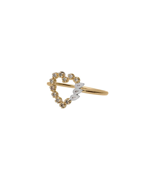 Billie Ring Yellow Gold and Diamonds Pascale Monvoisin