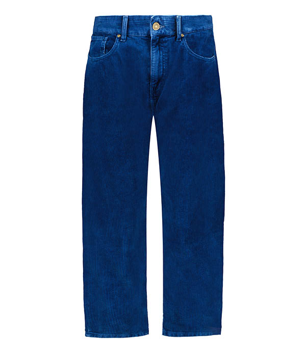 Pantalon en Velours Selly Winter Blue Red Legend