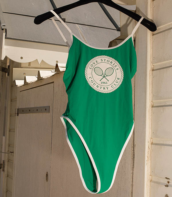 Madison Green One-Piece Swimsuit Love Stories