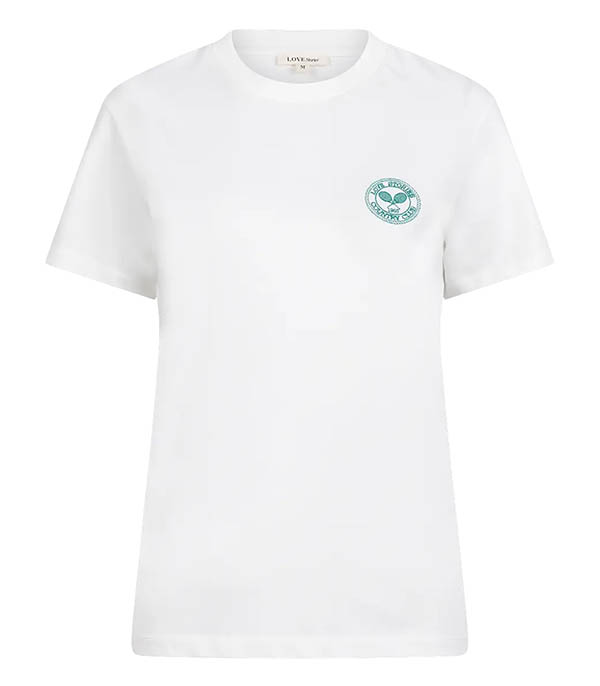 Tee-shirt Charlet White Love Stories - Taille L à -60%