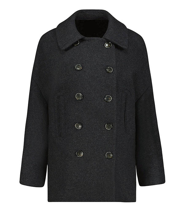 Marina Short Coat Dark Grey Nine in the Morning