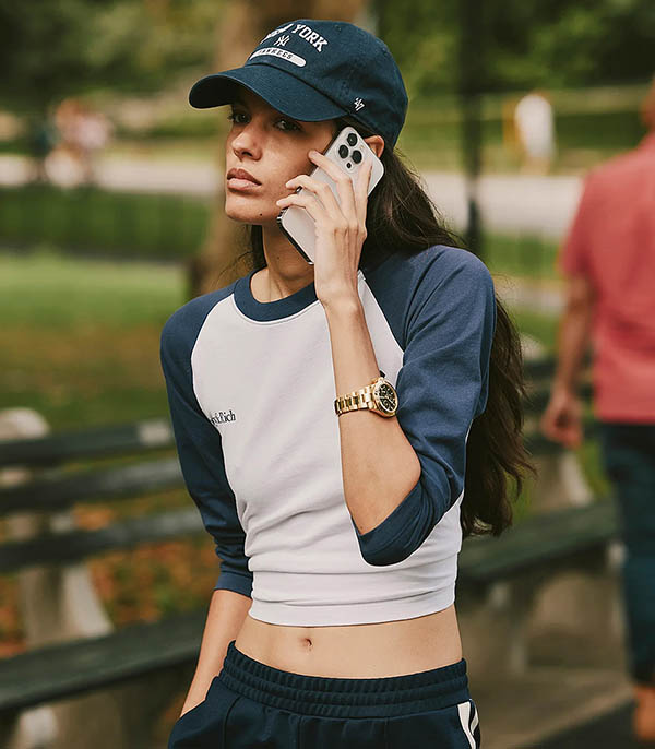 Baseball League Navy/White Sporty & Rich Cap