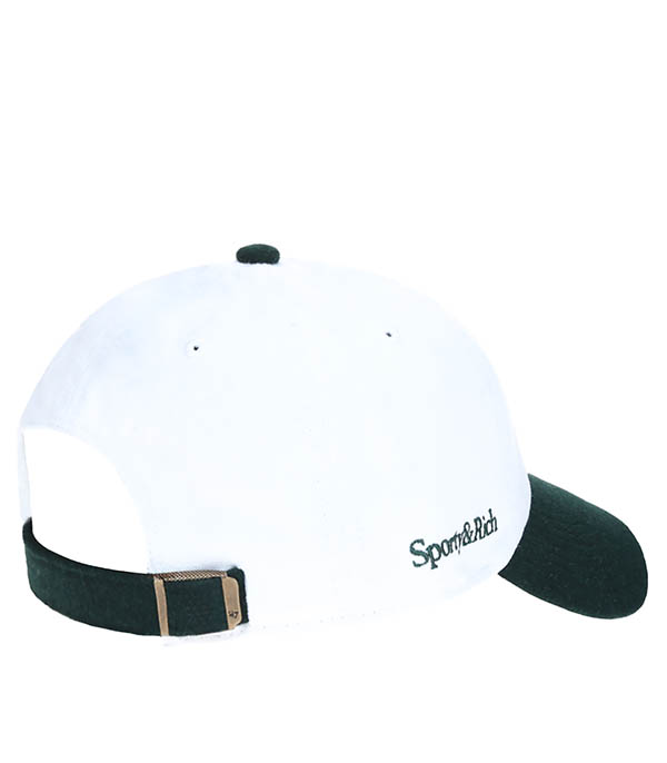 Baseball Cap Champions White/Forest Sporty & Rich