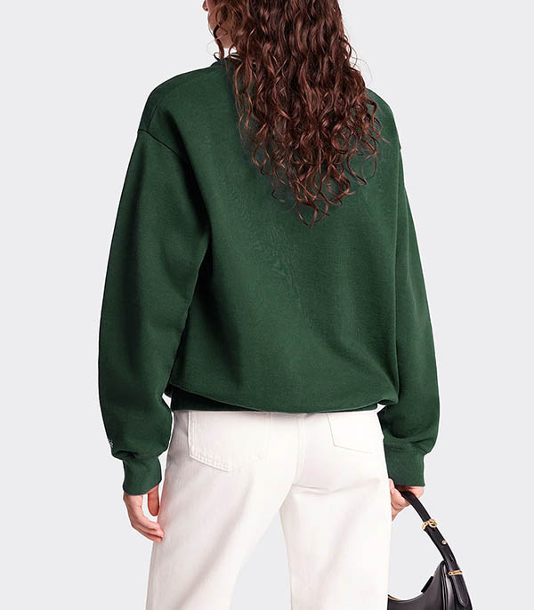 League Forest/White Sporty & Rich sweatshirt